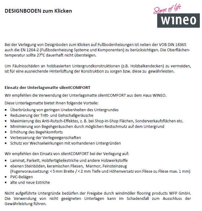 WINEO Windmöller 600 www.Boden4You.com DB0006 Aurelia Cream Vinyl Design Bodenbelag PVC LVT Bad Wohnen Arbeiten kleben günstig frachtfrei TÜV Trusted Shop sicher kaufen