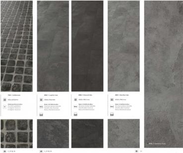 DES9144 Graphite Slate | Integrative Cement + stencil Conctete | Objectflor Expona Design Vinylplanken | günstig frachtfrei kaufen Trusted Shop zertifiziertes Preis Angebot