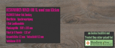 Wineo 400 XL Wood zum Klicken DLC00133 Valour Oak Smokey @ Boden4You.com Vinyl Design Bodenbelag günstig und Trusted Shop sicher kaufen