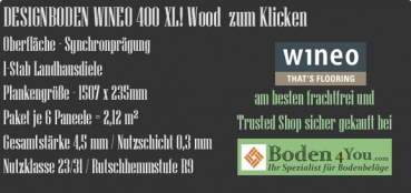 Wineo 400 XL Wood zum Klicken DLC00133 Valour Oak Smokey @ Boden4You.com Vinyl Design Bodenbelag günstig und Trusted Shop sicher kaufen