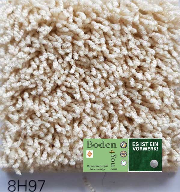 8h97 Vorwerk Teppich Passion 1003 Glanz Shag 5meter Rollen