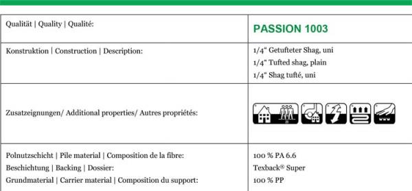 9e01 Vorwerk Teppich Passion 1002 Velours 5meter Rollen Auslegware
